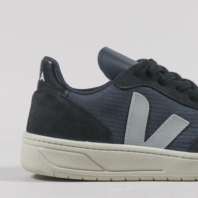 Veja V-10 Ripstop Shoes Nautico Oxford Grey Black-5