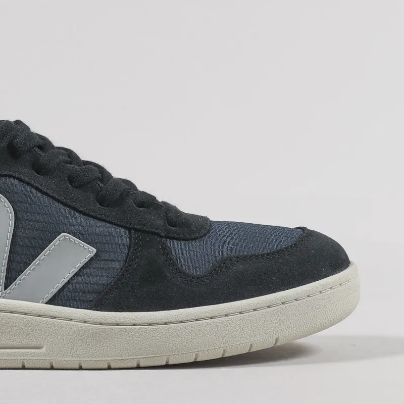 Veja V-10 Ripstop Shoes Nautico Oxford Grey Black-6