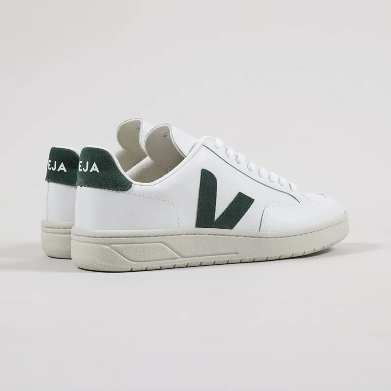 Veja V-12 Leather Shoes Extra White Cyprus-2