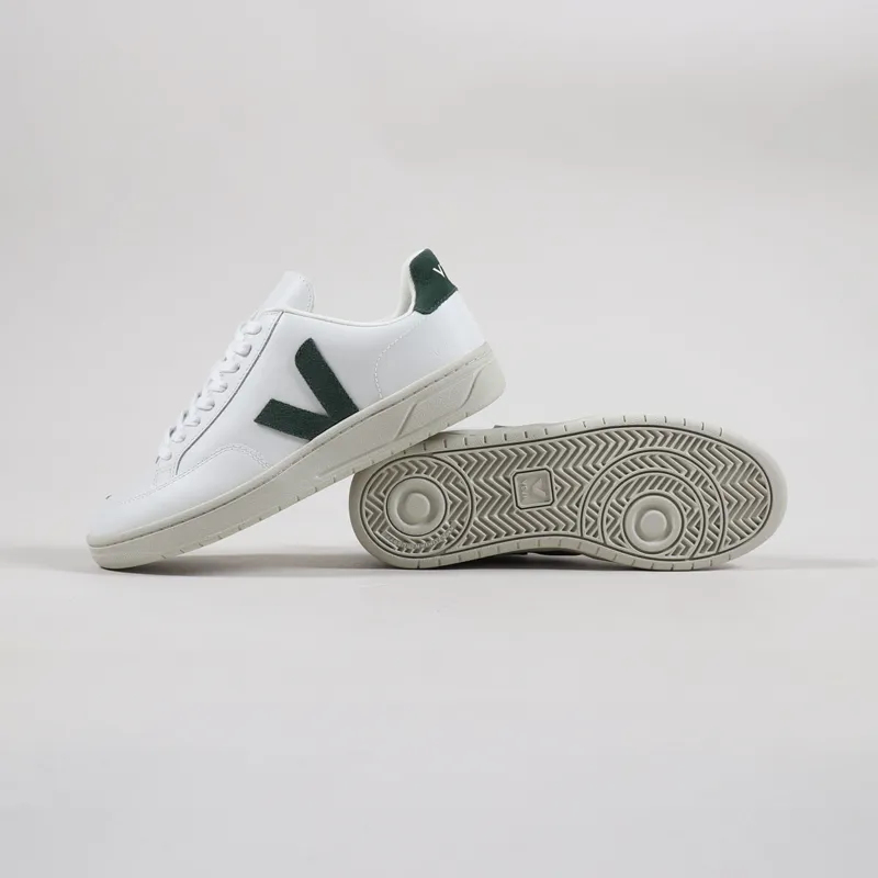Veja V-12 Leather Shoes Extra White Cyprus-1