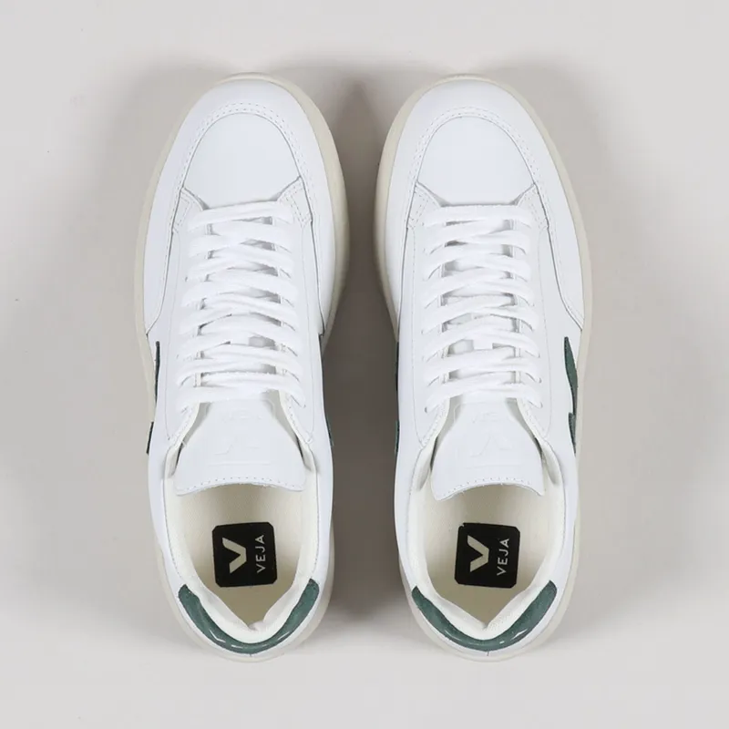 Veja Womens V-12 Leather Shoes Extra White Cyprus-3