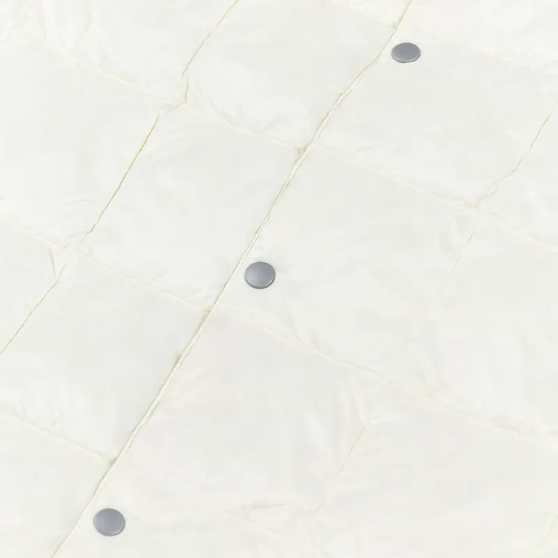 Taion V Neck Button Down Vest Off White-6