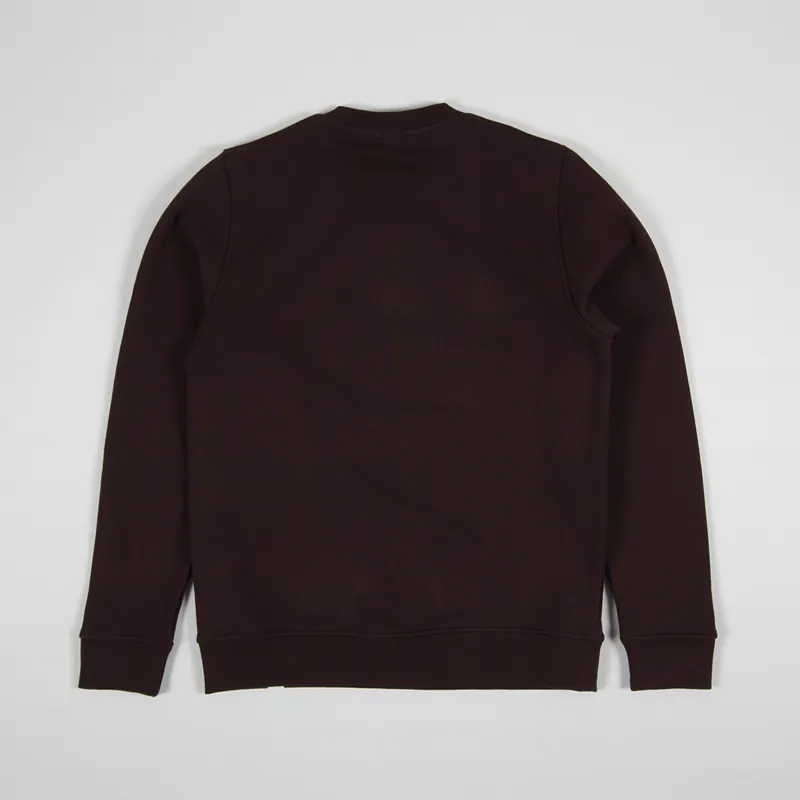 Norse Projects Vagn Classic Crew Sweat Eggplant Brown-1