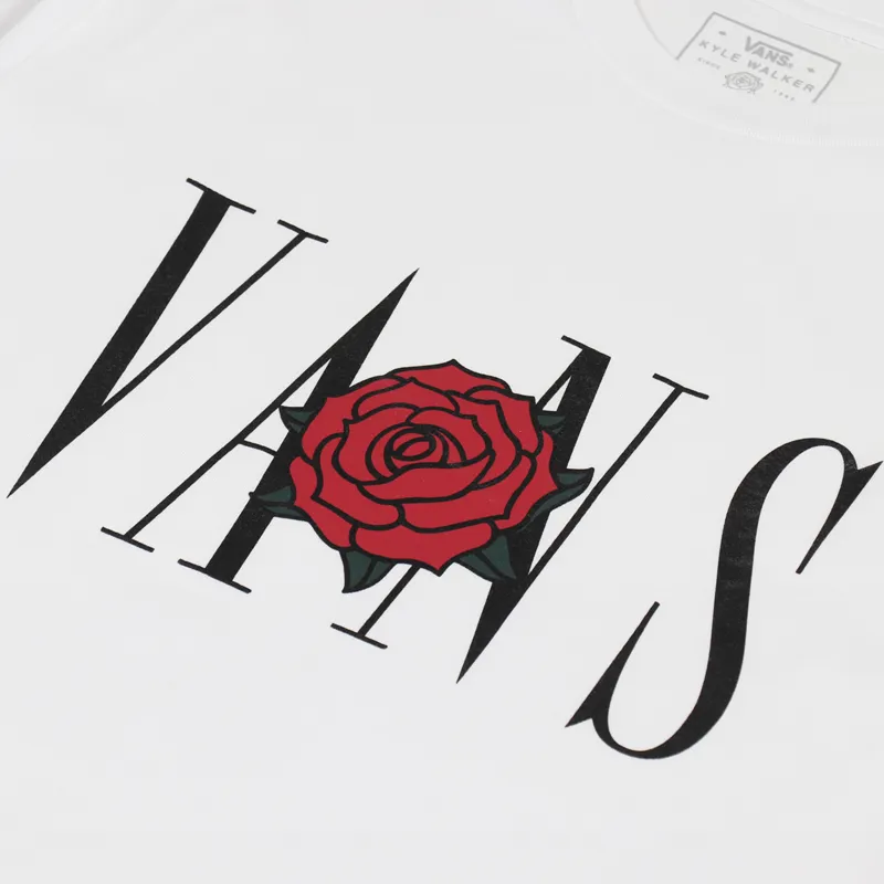 Vans Pro Skate Mens Kyle Walker Classic Rose SS T Shirt White