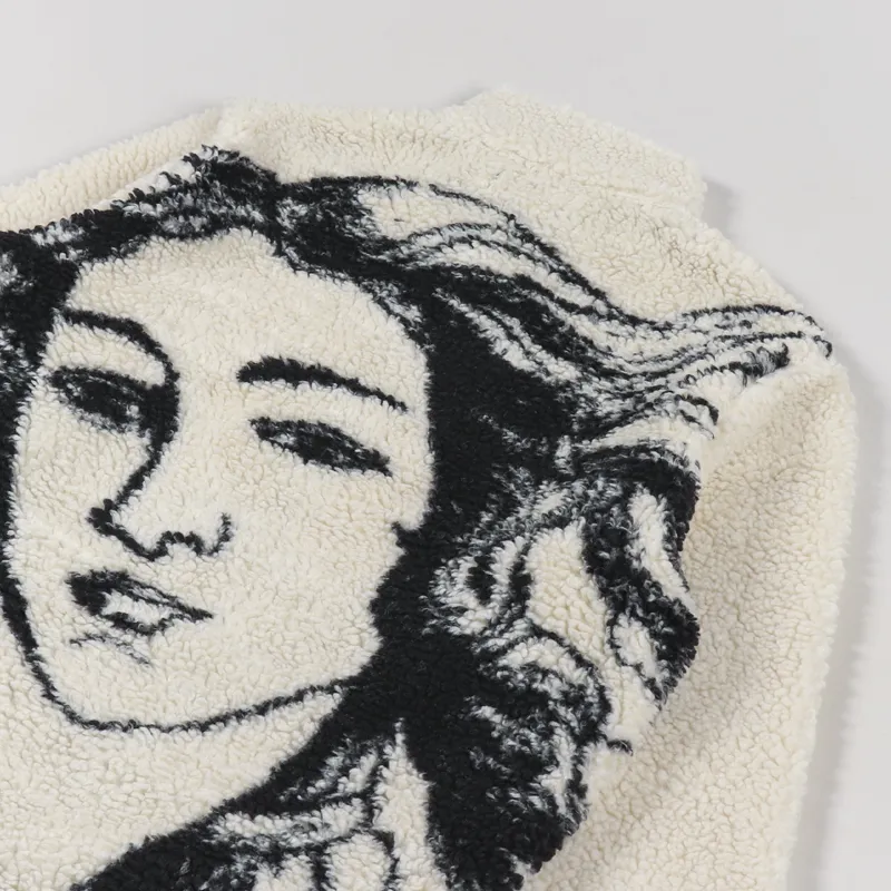 Stussy Venus Jacquard Sherpa Jacket Natural-5