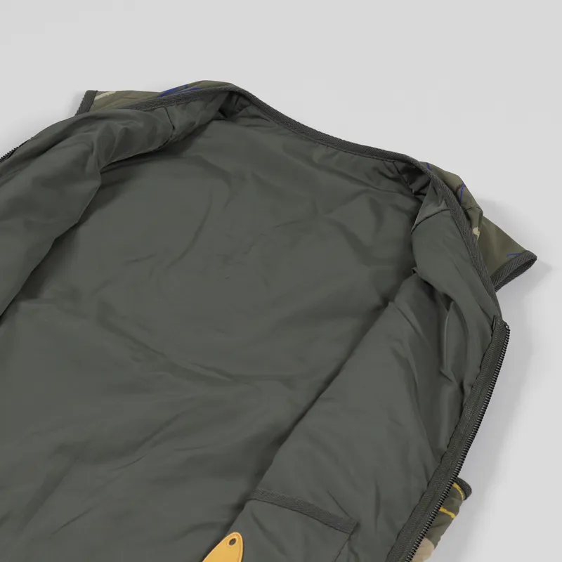 Wood Wood Victor Vest Green AOP-4