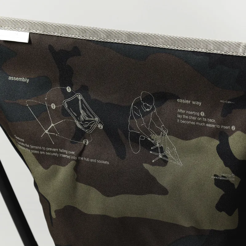 Carhartt WIP x Helinox Valiant 4 Tactical Chair Camo Laurel Black-10