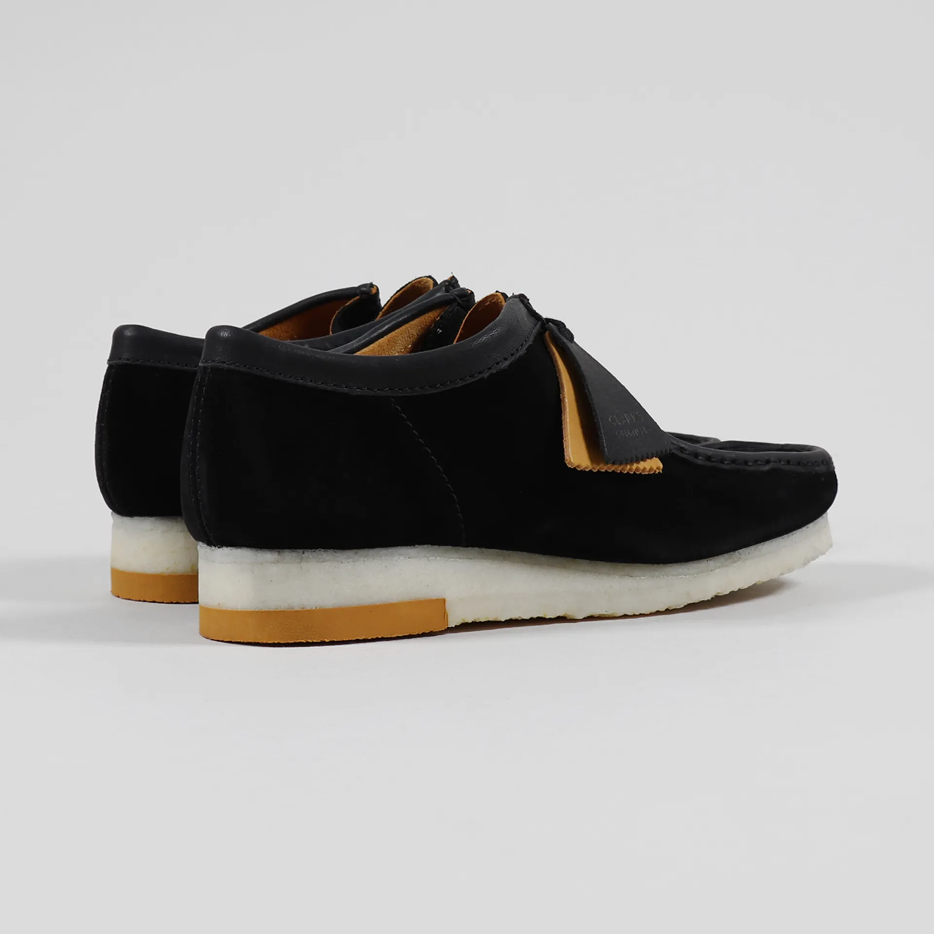 Clarks Original wallabee black combi Clarks Originals Wallabee Boot - Black Combi - 26162511-BLK  main image 3