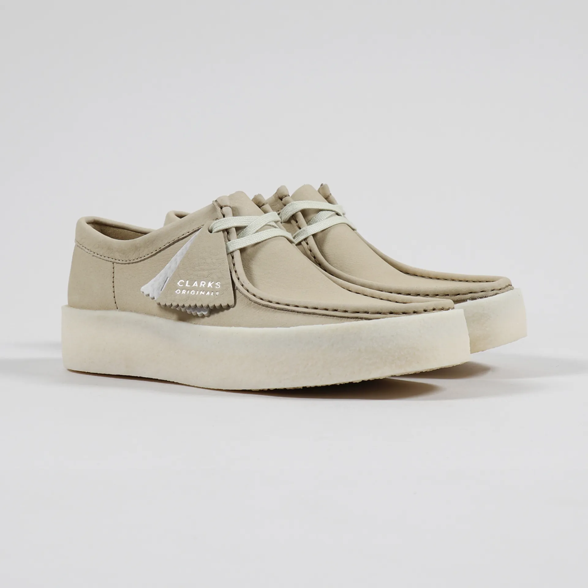 Clarks Originals Wallabee Cup Shoes Maple Nubuck Brown Moccasins