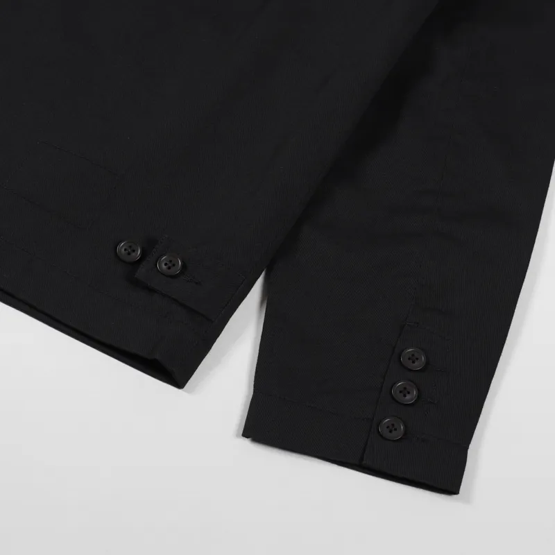 Universal Works Warmus Jacket Black Twill-5