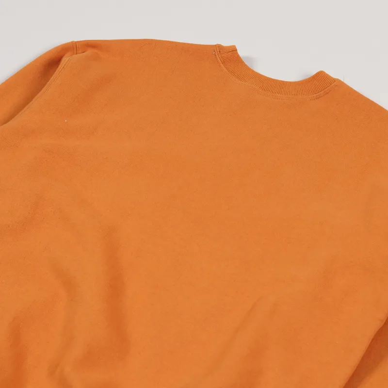 Uniform Bridge Watch Pocket Sweatshirt Orange