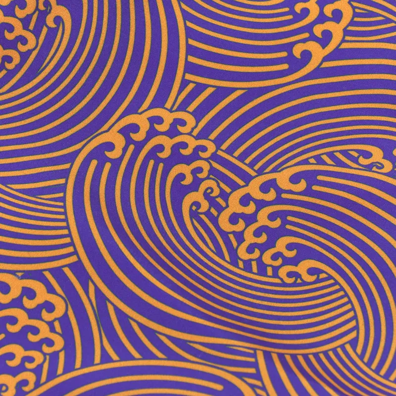 Civilist Wave Swim Shorts Orange Royal-4