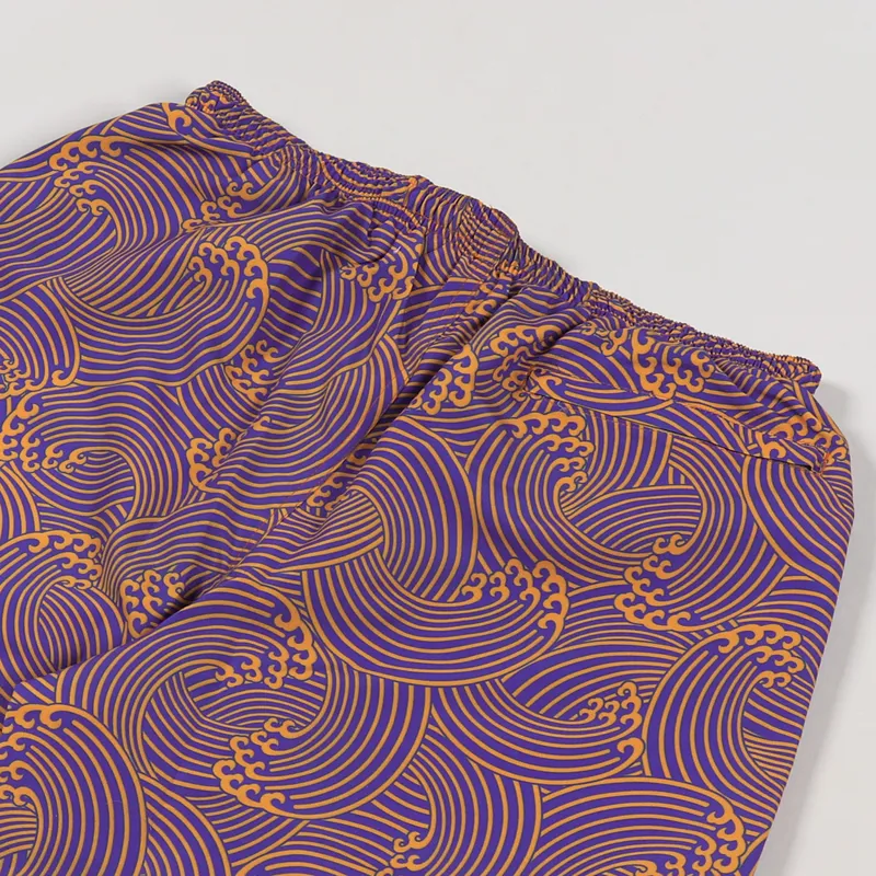 Civilist Wave Swim Shorts Orange Royal-5