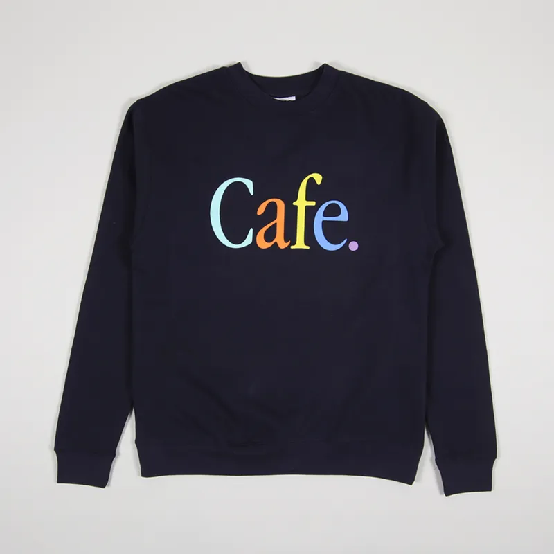 Skateboard Cafe Wayne Crew Sweat Navy