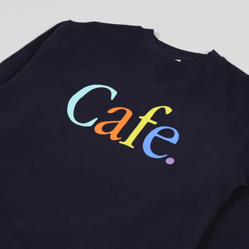 Skateboard Cafe Wayne Crew Sweat Navy-2