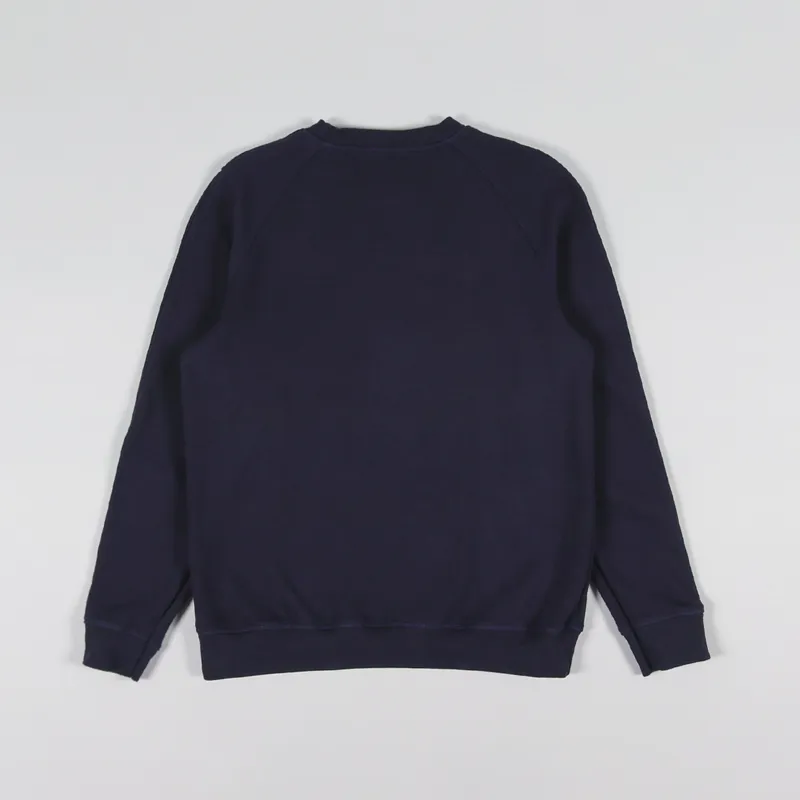 Working Class Heroes x Armor Lux Tie Dye Pocket Sweat Navy-1