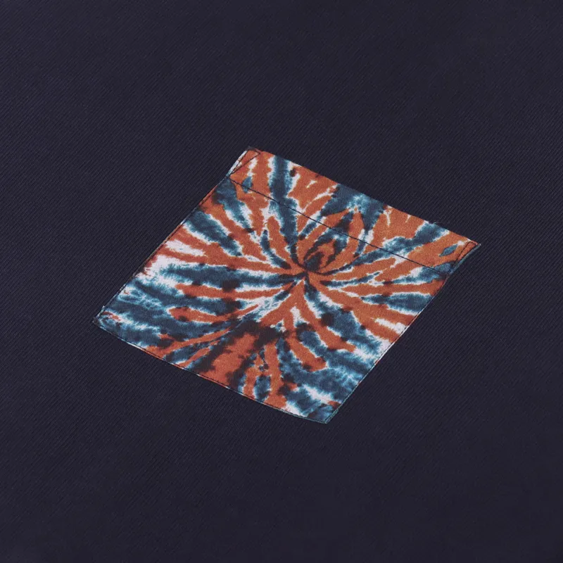 Working Class Heroes x Armor Lux Tie Dye Pocket Sweat Navy-5