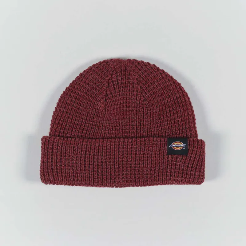 Dickies Woodworth Waffle Beanie – Berretto Invernale A Maglia Grossa Con Logo Loop – 100% Poliacrilico