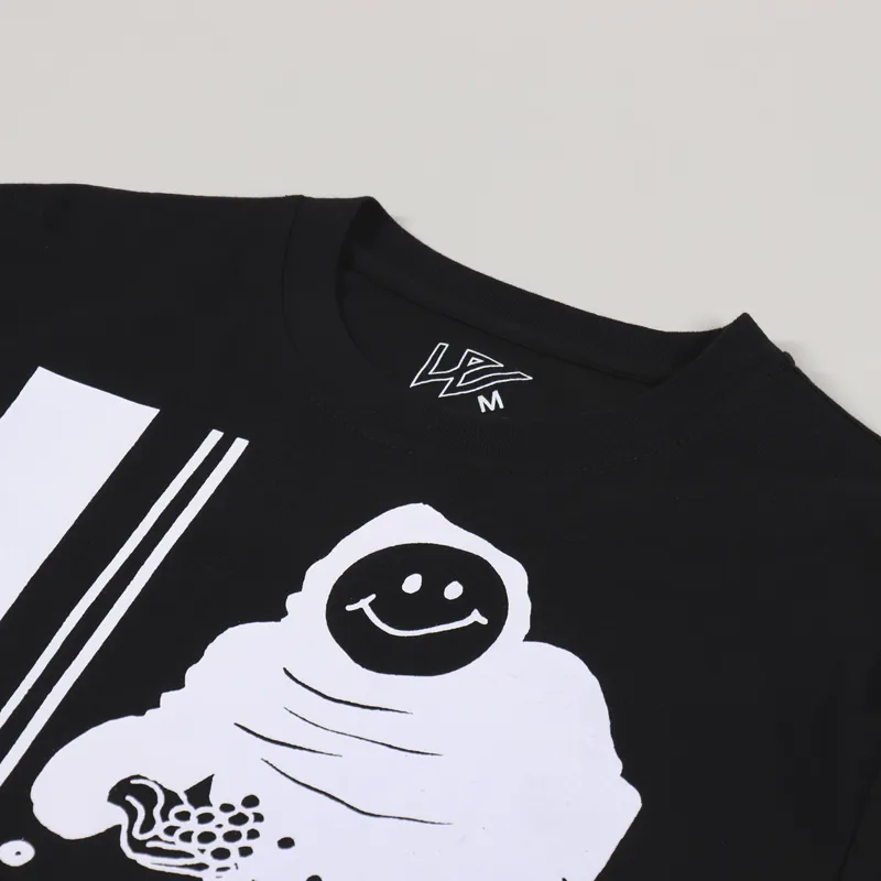 Wayward London Mens Short Sleeve Weaper Graphic T Shirt Black