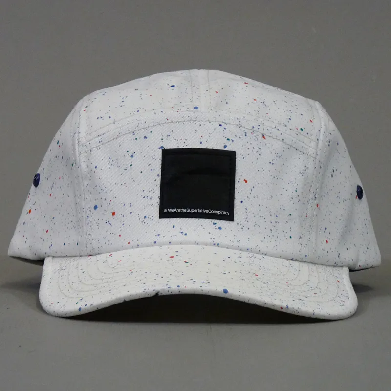 WeSC 5 Panel Cap - Winter White-1