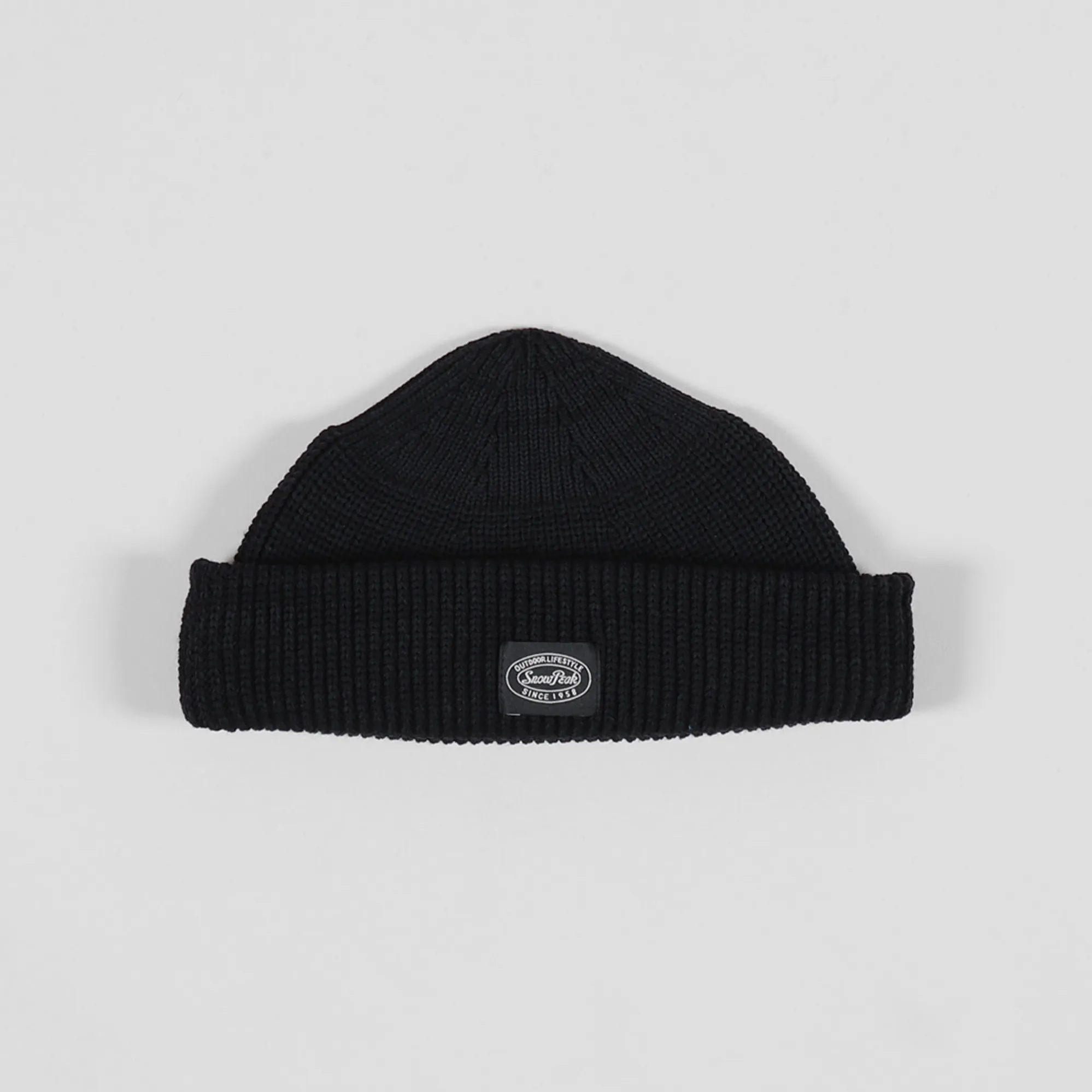 Snow Peak WG Stretch Knit Cap Black