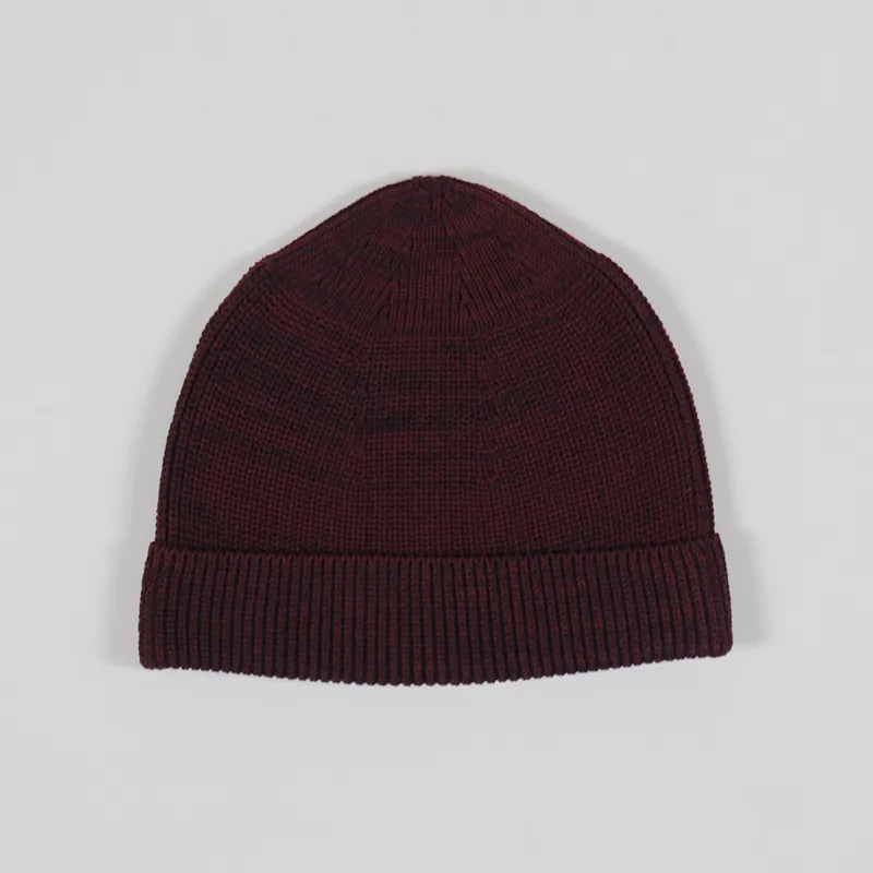 Snow Peak WG Stretch Knit Cap Bordeaux-1