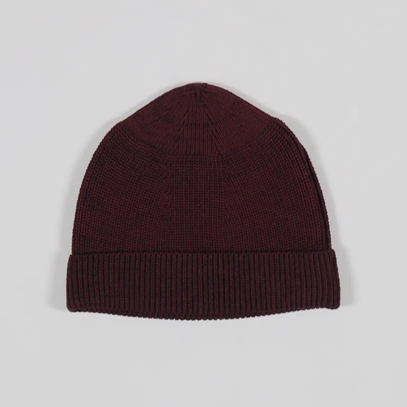 Snow Peak WG Stretch Knit Cap Bordeaux-3
