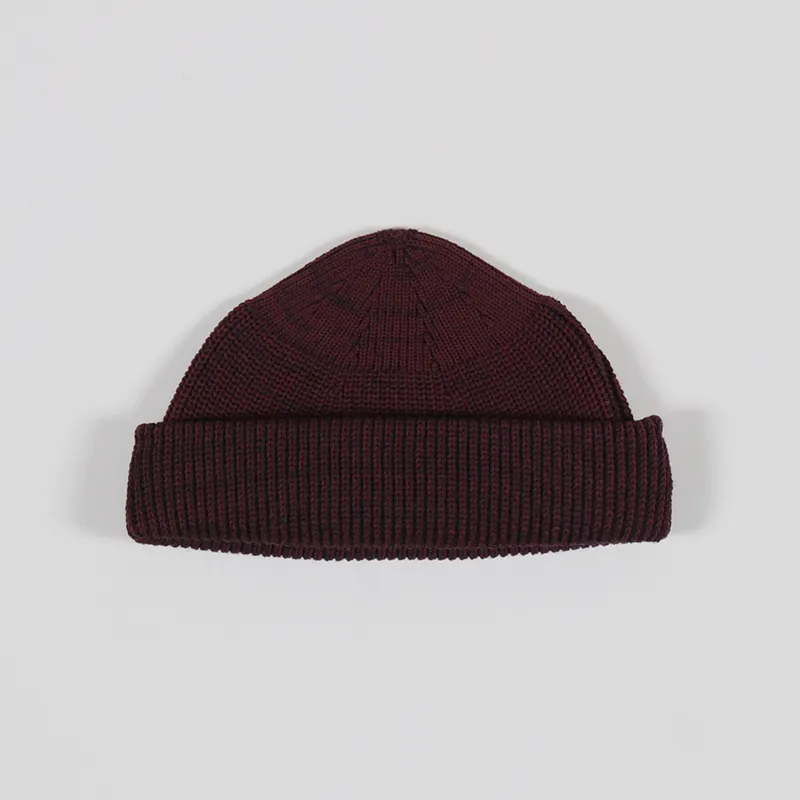 Snow Peak WG Stretch Knit Cap Bordeaux-2