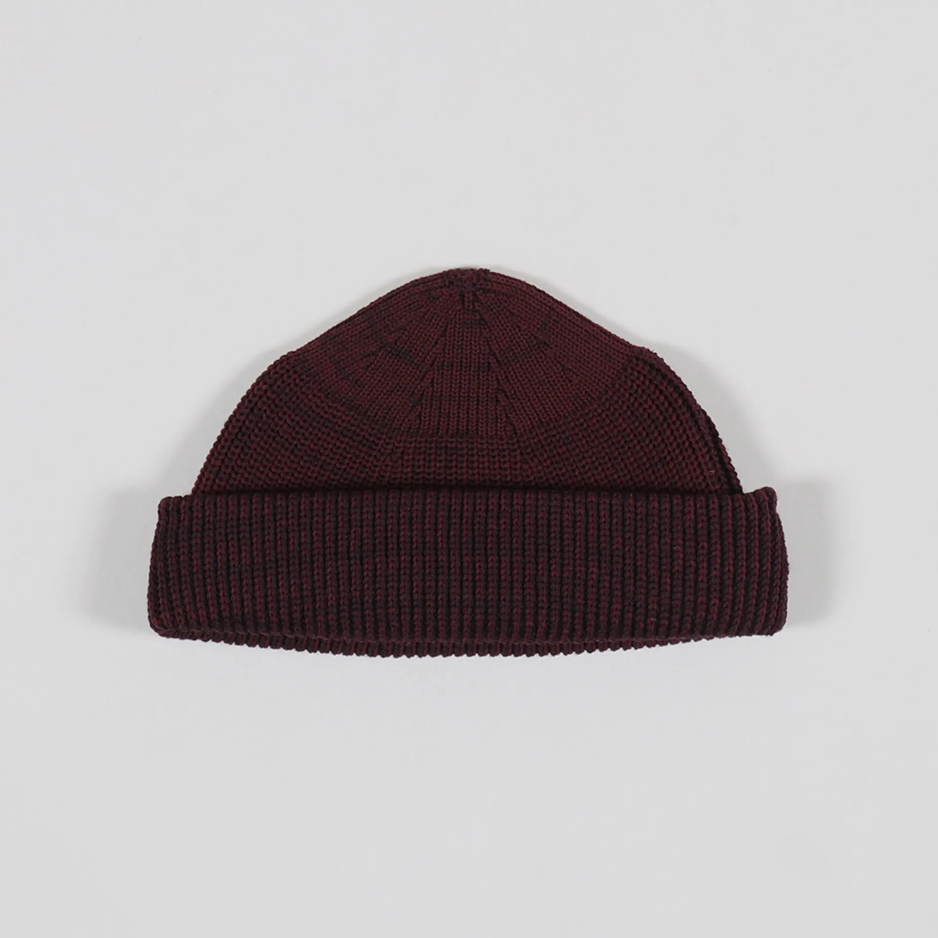 Snow Peak Mens Ribbed Winter WG Stretch Knit Cap Bordeaux Red