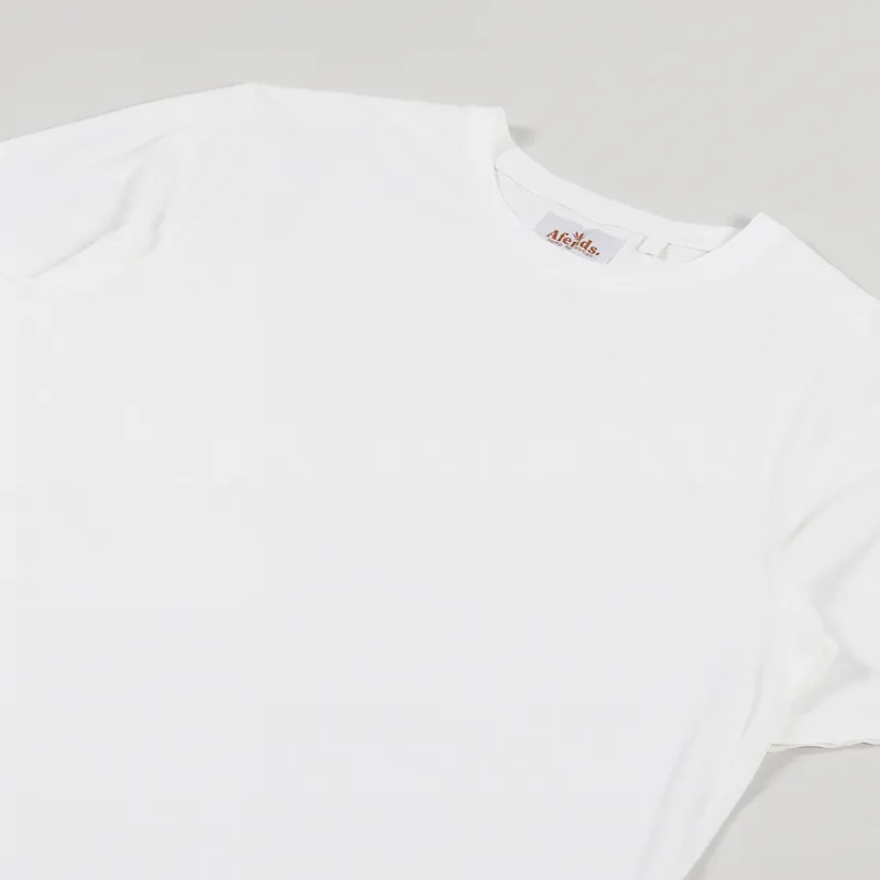 Afends Classic Hemp T Shirt White-1