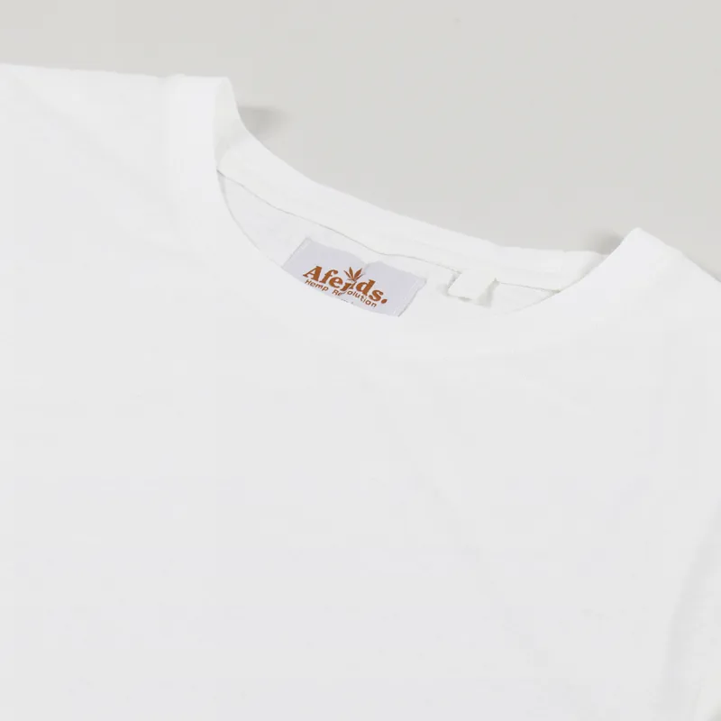 Afends Classic Hemp T Shirt White-4