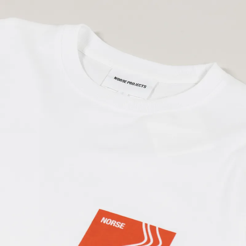 Norse Projects Niels Icographic T Shirt Golden Orange-3
