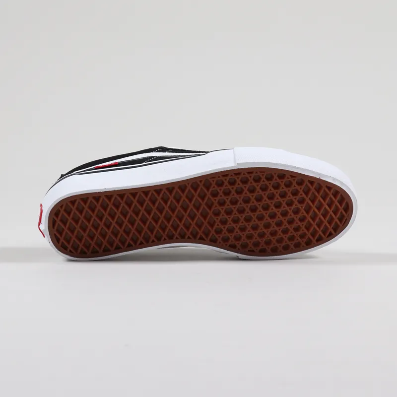 Vans Sk8-Low Pro Shoes Black White-6