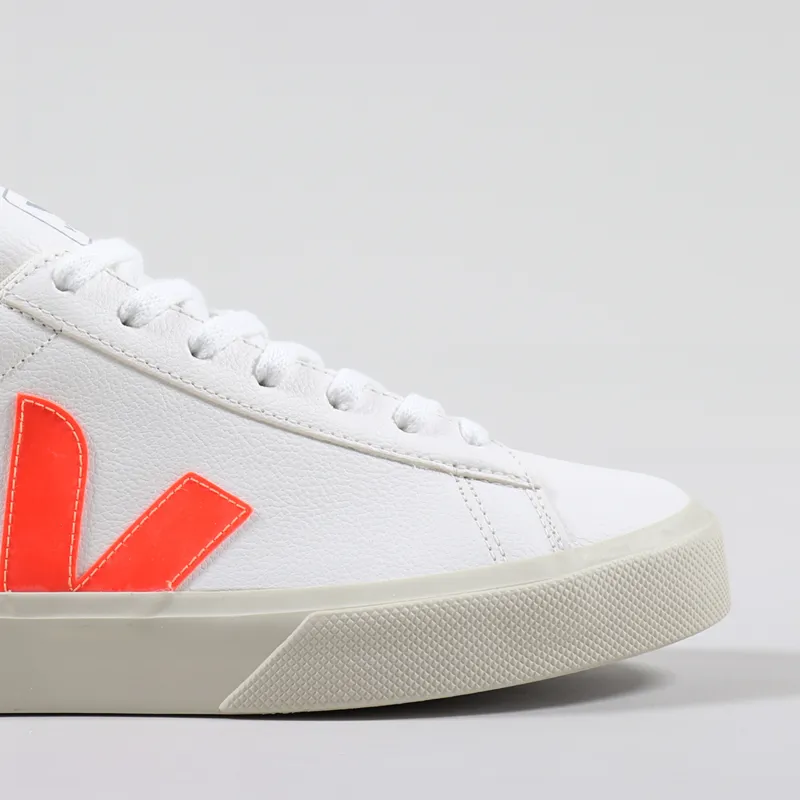 Veja Campo Easy Shoes Extra White Orange Fluo Cobalt-3