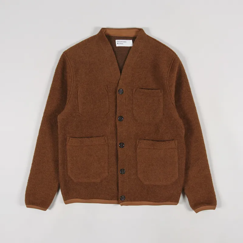 Universal works cardigan rust Clearance