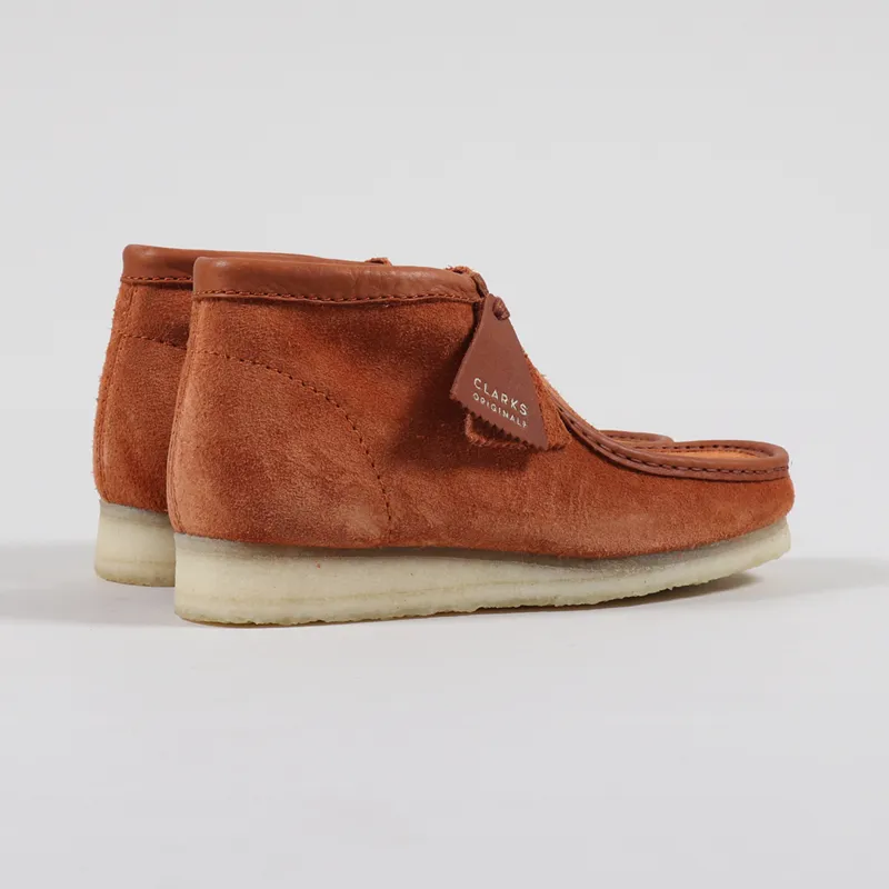Clarks Originals Wallabee Boot Tan Hairy Suede-2