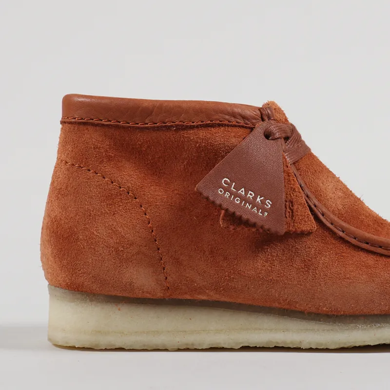 Clarks Originals Wallabee Boot Tan Hairy Suede-5