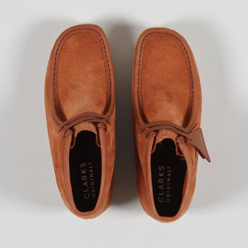 Clarks Originals Wallabee Boot Tan Hairy Suede-3