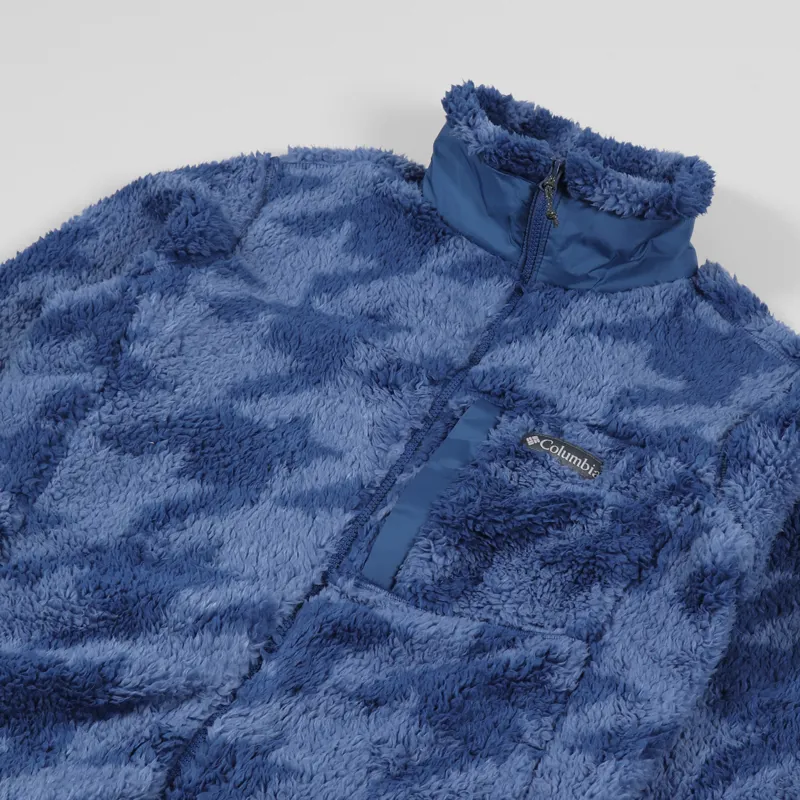 Columbia Winter Pass Sherpa Fleece Bluestone Big Houndstooth-3