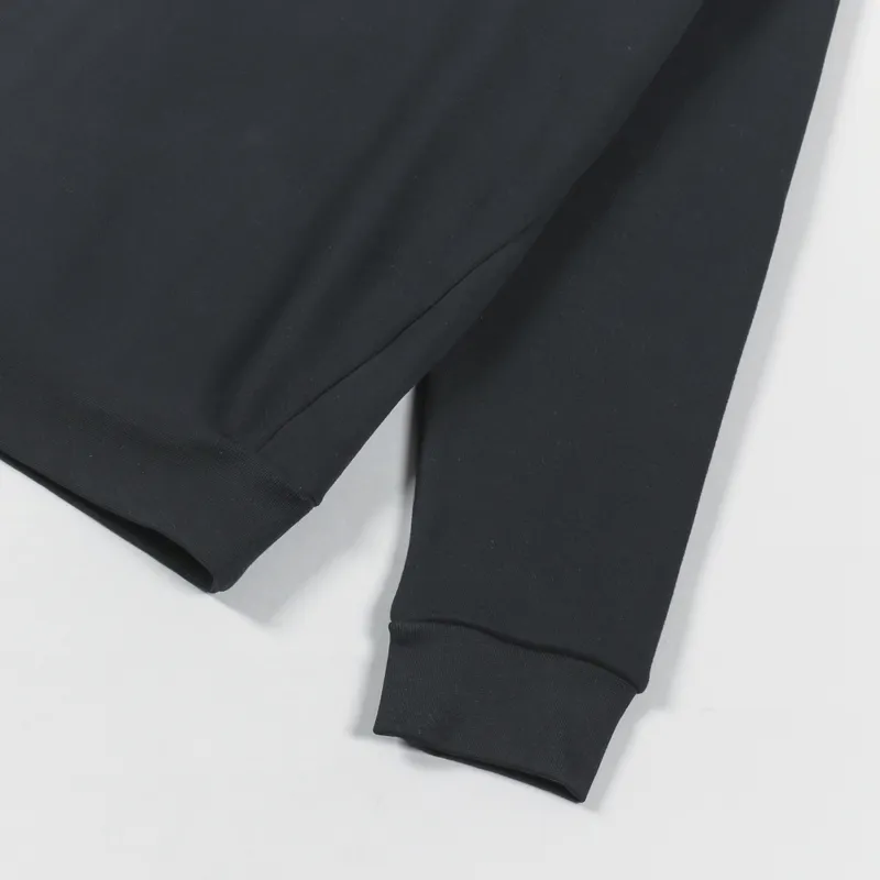 Arcteryx Mens Word Emblem Crew Neck Sweatshirt Black