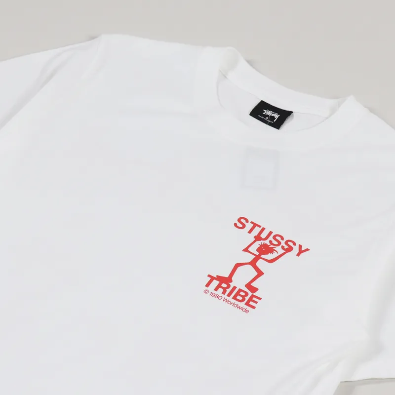 Stussy Warrior Tribe T Shirt White-3
