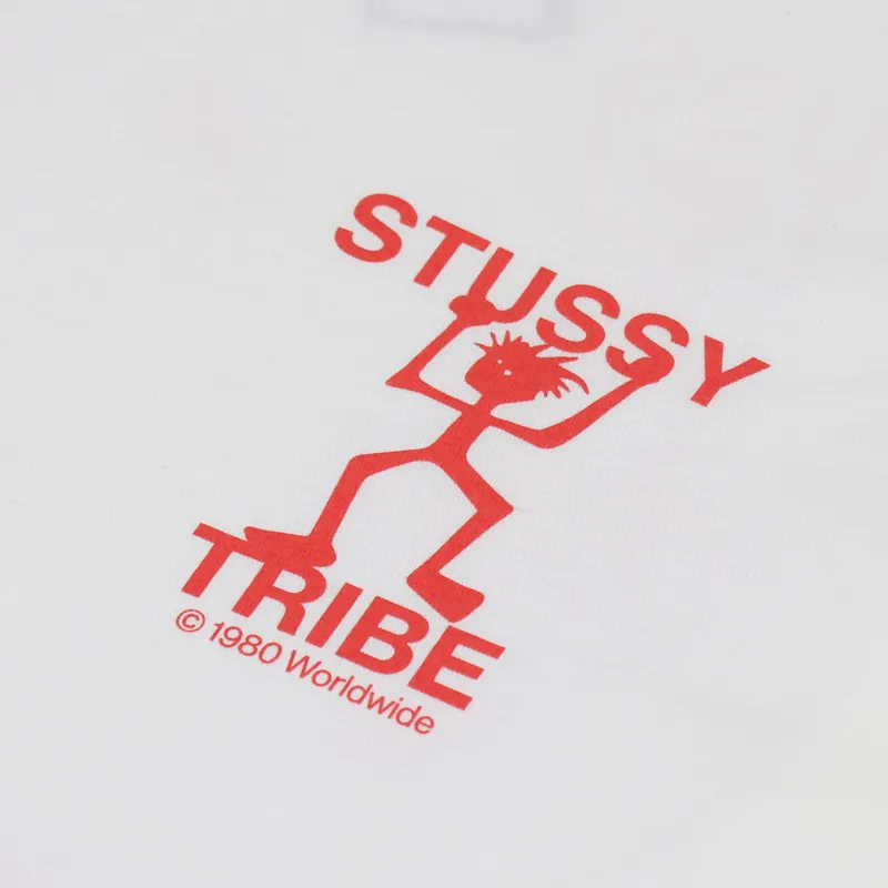 Stussy Warrior Tribe T Shirt White-4