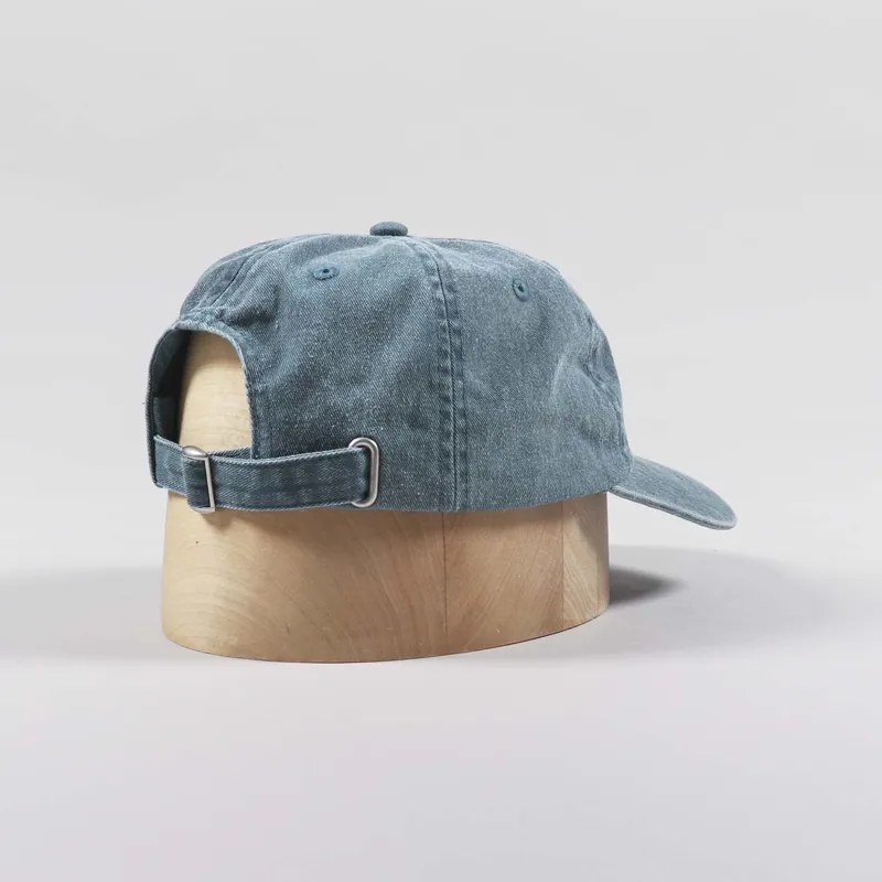 Stussy Washed Low Pro Cap Lagoon Blue-1