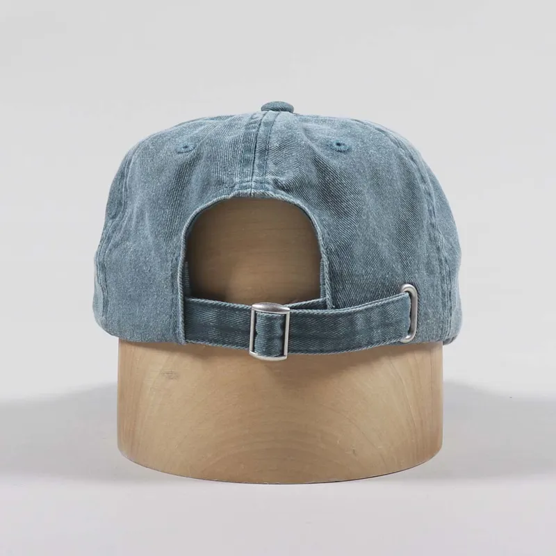 Stussy Washed Low Pro Cap Lagoon Blue-2