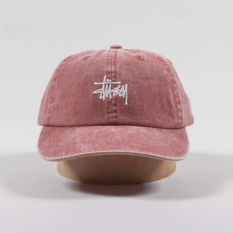 Stussy Washed Low Pro Cap Rust-2