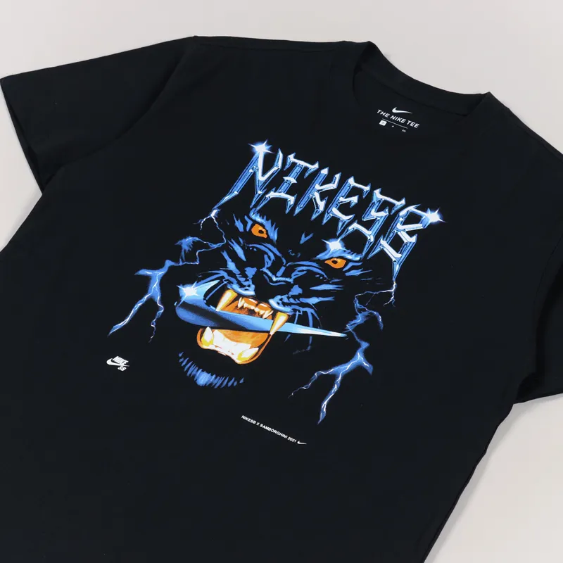 Nike SB x Samborghini T Shirt Black-1