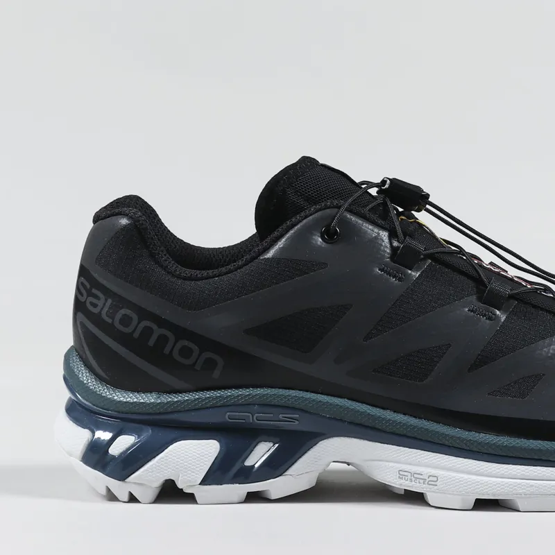 Salomon x And Wander XT-6 Shoes Black Deep Teal Legion Blue-5