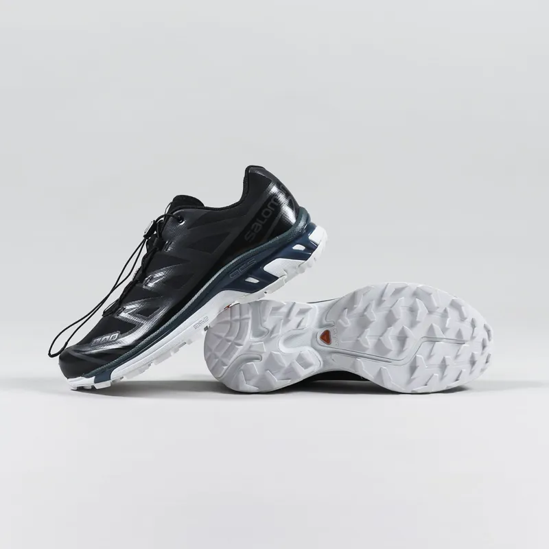 Salomon x And Wander XT-6 Shoes Black Deep Teal Legion Blue-1