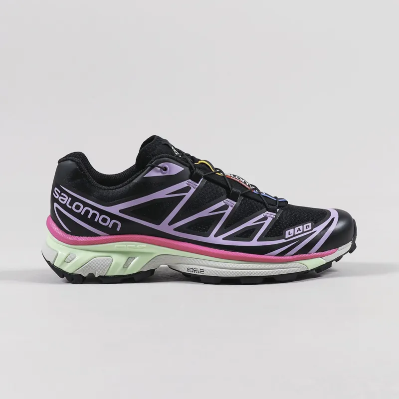 Salomon XT-6 Shoes Black Nimbus Cloud Lavender-4