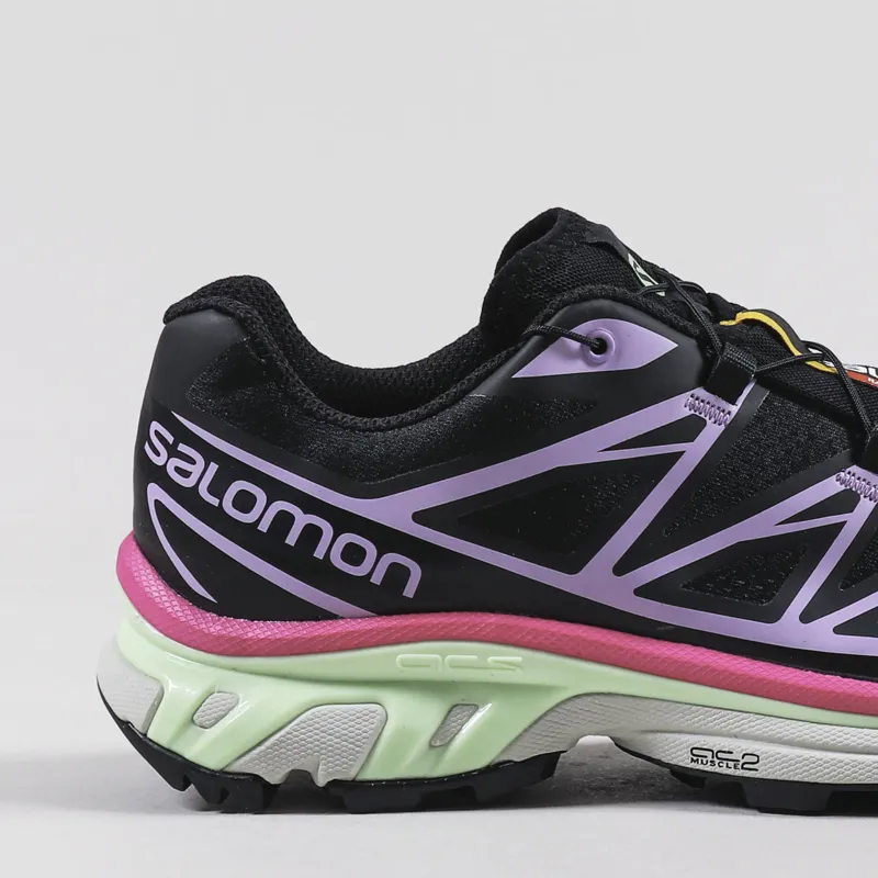 Salomon XT-6 Shoes Black Nimbus Cloud Lavender-5